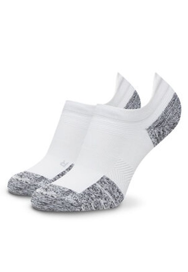 Under Armour Zestaw 3 par niskich skarpet unisex UA ArmourDry® Run 1387044 Biały. Kolor: biały. Materiał: materiał, poliester. Sport: bieganie