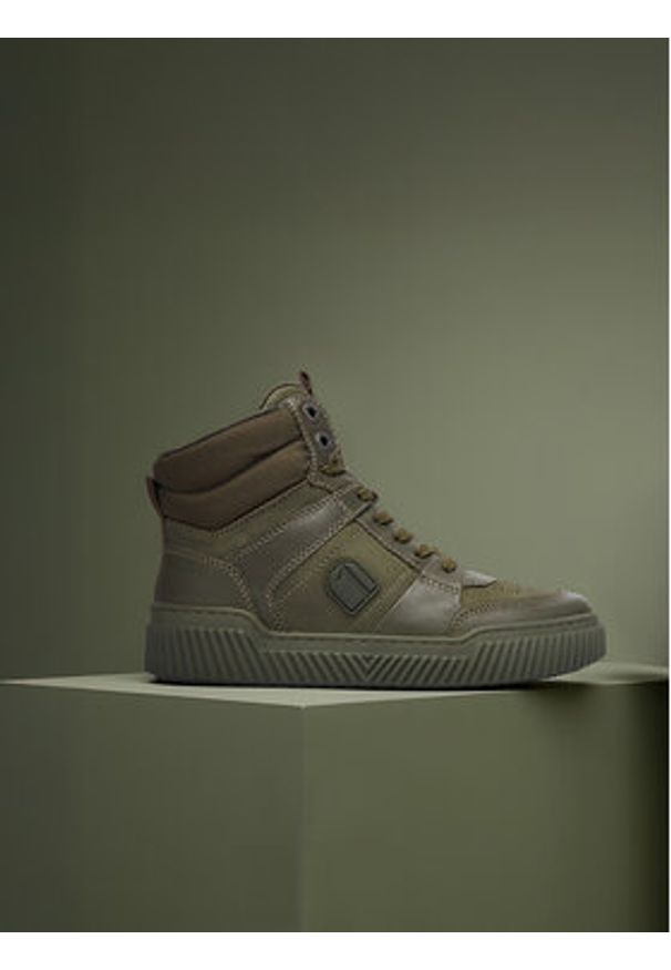 G-Star RAW - G-Star Raw Sneakersy CEO-WI16-SABY-01 Khaki. Kolor: brązowy. Materiał: nubuk, skóra