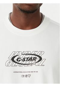 G-Star RAW - G-Star Raw T-Shirt Hyper D29377-E385 Biały Relaxed Fit. Kolor: biały. Materiał: bawełna #2