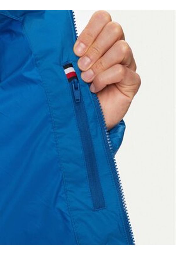 TOMMY HILFIGER - Tommy Hilfiger Kurtka zimowa MW0MW37257 Niebieski Regular Fit. Kolor: niebieski. Materiał: syntetyk. Sezon: zima