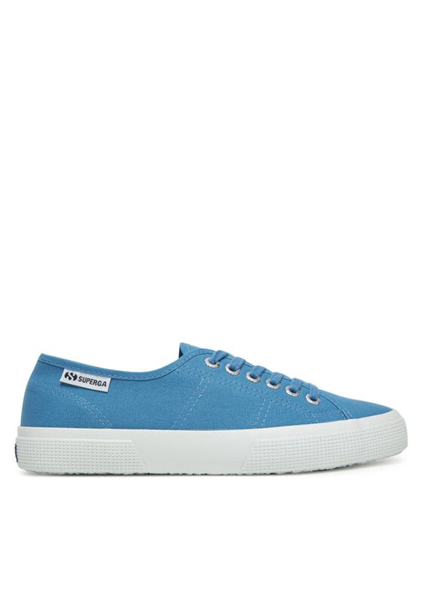 Superga Tenisówki S7151EW Niebieski. Kolor: niebieski. Materiał: materiał