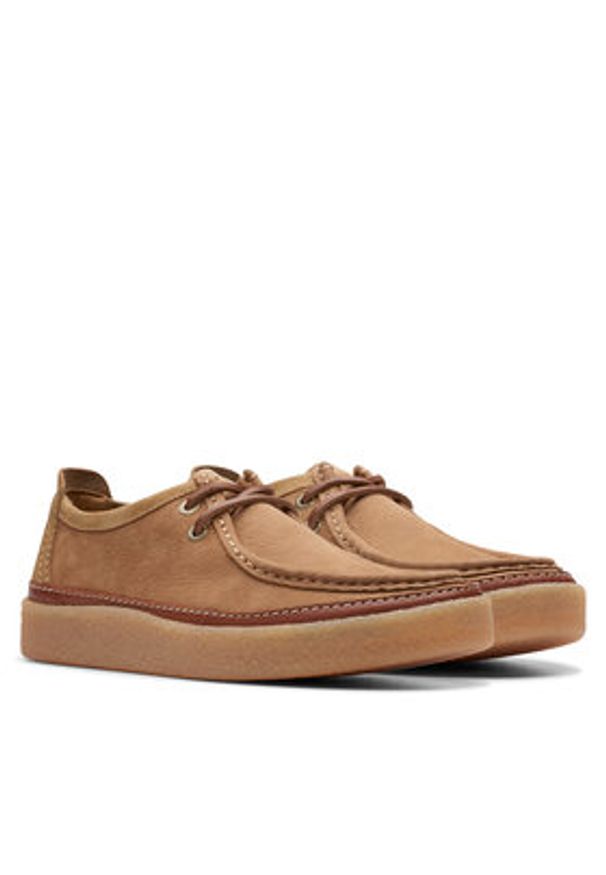 Clarks Mokasyny Clarkwood Moc 26176870 Brązowy. Kolor: brązowy. Materiał: nubuk, skóra