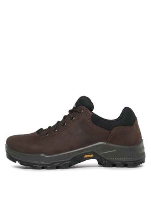 Alpina Trekkingi Prima Low 692Z-2 Brązowy. Kolor: brązowy. Materiał: skóra, nubuk. Sport: turystyka piesza