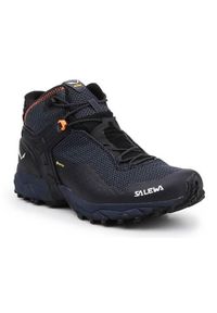 Buty trekkingowe męskie Salewa MS Ultra Flex 2 Mid Gtx. Wysokość cholewki: za kostkę. Zapięcie: sznurówki. Kolor: wielokolorowy. Materiał: materiał, syntetyk, tkanina. Szerokość cholewki: normalna