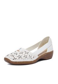Rieker Półbuty CEO-41356-80 Biały. Kolor: biały. Materiał: skóra #7