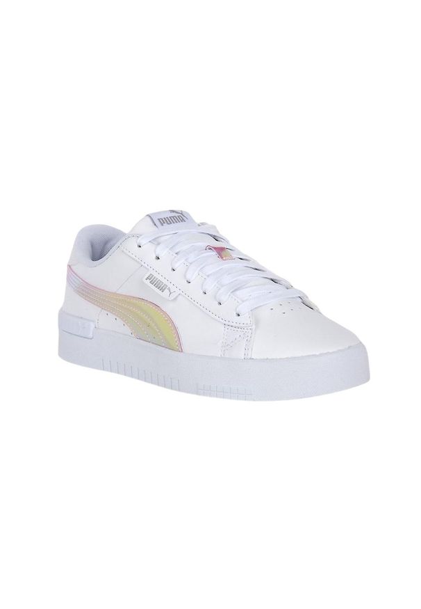 Puma - Damskie Skórzane Buty Sportowe Jada Z Hologramem. Kolor: biały. Materiał: skóra. Styl: sportowy