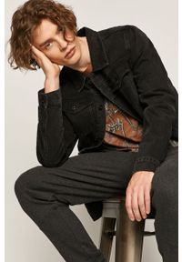 medicine - Medicine - Kurtka jeansowa Rock&Roll. Okazja: na co dzień. Kolor: czarny. Materiał: jeans. Styl: rockowy #1