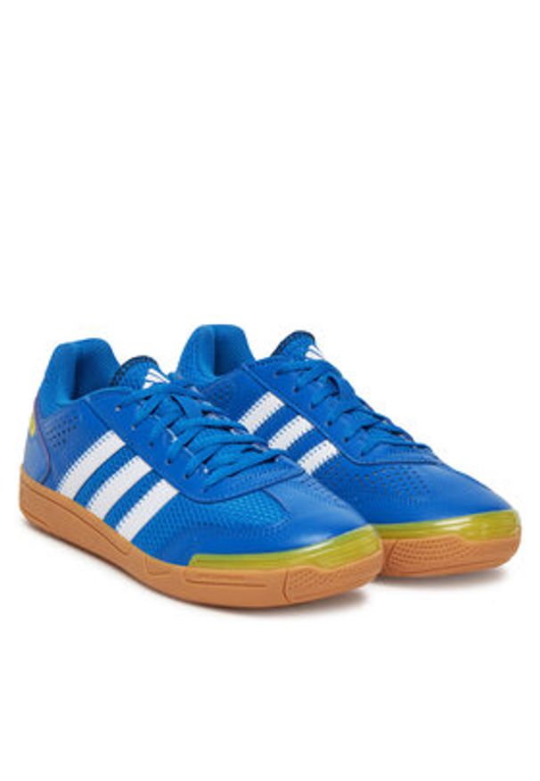 Adidas - adidas Buty halowe Spezial Light G64338 Niebieski. Kolor: niebieski. Materiał: skóra