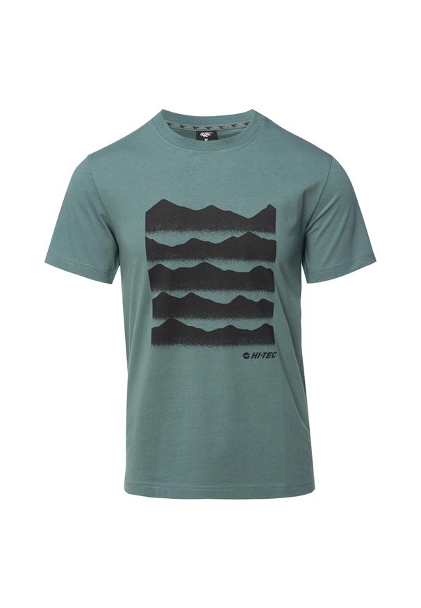 Hi-tec - T-shirt Męski Amezo. Kolor: szary. Sport: turystyka piesza