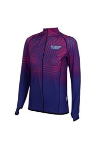Bluza termoaktywna do biegania damska EXTREME HOBBY CALEIDOSCOPE. Kolor: fioletowy. Materiał: poliester, elastan. Sezon: jesień, wiosna. Sport: bieganie #1