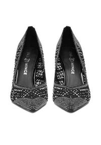 Eva Minge Szpilki EO-AMY-1797-823 Czarny. Kolor: czarny. Materiał: materiał. Obcas: na szpilce #8