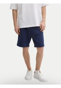 Tom Tailor Denim Szorty sportowe 1045584 Granatowy Regular Fit. Kolor: niebieski. Materiał: bawełna. Styl: sportowy