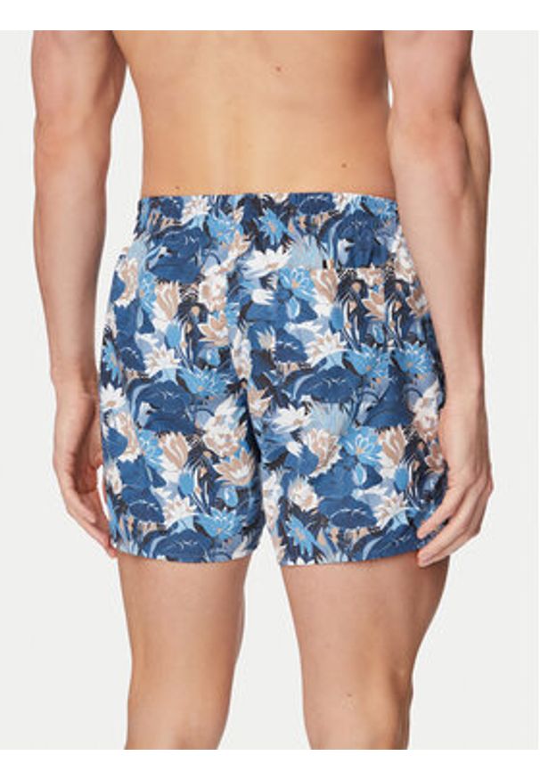 BOSS Szorty kąpielowe Piranha 50508845 Niebieski Regular Fit. Kolor: niebieski. Materiał: syntetyk