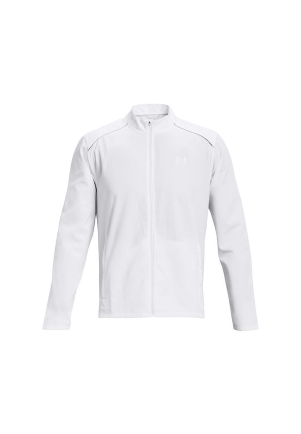 Kurtka wodoodporna Under Armour Storm. Kolor: szary, wielokolorowy, biały. Sport: bieganie, fitness