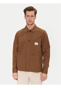 Resteröds Koszula 8243 6263 Khaki Regular Fit. Kolor: brązowy. Materiał: bawełna