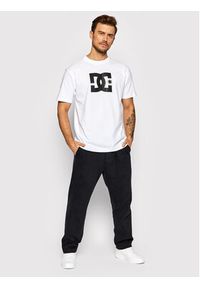 DC T-Shirt Star ADYZT04985 Biały Classic Fit. Kolor: biały. Materiał: bawełna #5