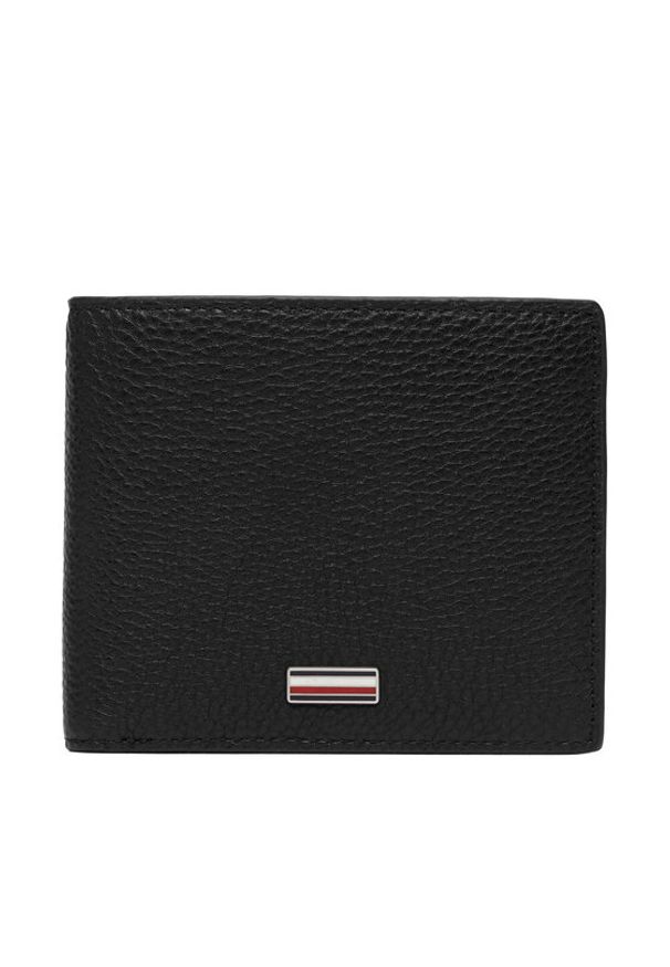 TOMMY HILFIGER - Tommy Hilfiger Portfel Th Central Cc And Coin AM0AM14496 Czarny. Kolor: czarny. Materiał: skóra