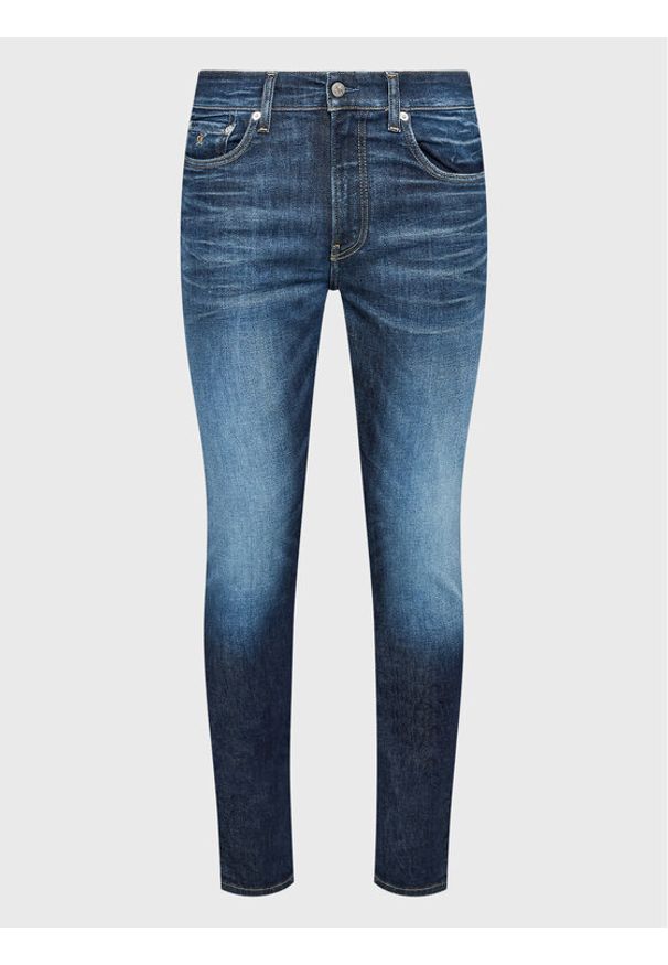 Calvin Klein Jeans Jeansy J30J317659 Granatowy Slim Taper Fit. Kolor: niebieski