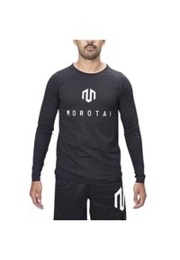 MOROTAI - Koszulka treningowa męska Morotai Performance Bonded Longsleeve. Kolor: czarny. Materiał: poliester, elastan. Długość rękawa: długi rękaw. Styl: sportowy #1