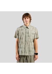 Koszula turystyczna męska Odlo Essential S/S Print Shirt S/S. Kolor: biały. Wzór: nadruk