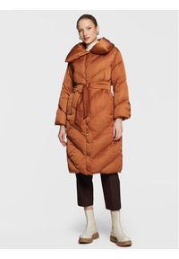 Marella Płaszcz zimowy Agnelli 34960227 Brązowy Regular Fit. Kolor: brązowy. Materiał: syntetyk. Sezon: zima