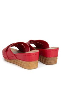 Go Soft Klapki ARC-2309-07 Czerwony. Kolor: czerwony. Materiał: skóra #6