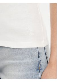 United Colors of Benetton - United Colors Of Benetton T-Shirt 3GA2D1066 Biały Slim Fit. Kolor: biały. Materiał: bawełna #4