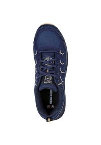 skechers - Adidasy Skechers Malad, Mężczyźni. Kolor: niebieski. Materiał: materiał, syntetyk