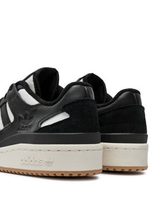 Adidas - adidas Sneakersy Forum Low Cl J ID6862 Czarny. Kolor: czarny. Materiał: skóra