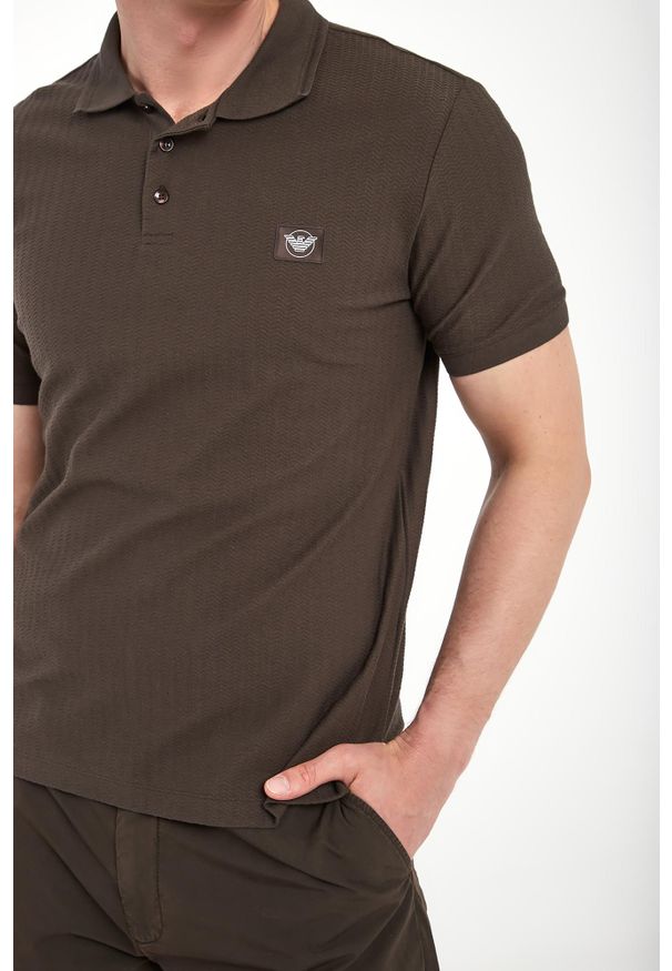 Emporio Armani Swimwear - Polo męskie EMPORIO ARMANI SWIMWEAR. Typ kołnierza: polo
