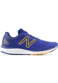 Buty męskie New Balance Fresh Foam 680 v7 M680BN7 – granatowe. Kolor: niebieski. Materiał: guma, materiał, syntetyk. Szerokość cholewki: normalna. Sport: fitness