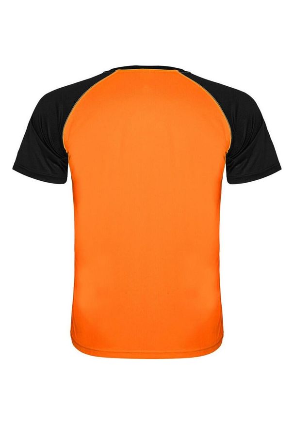 ROLY - Koszulka Sportowa Z Krótkim Rękawem Unisex Dla Dorosłych Indianapolis. Kolor: czarny. Długość rękawa: krótki rękaw. Długość: krótkie
