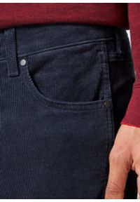 Wrangler - WRANGLER MĘSKIE SPODNIE SZTRUKSOWE GREENSBORO DARK NAVY 112358044 W15Q008616 #3