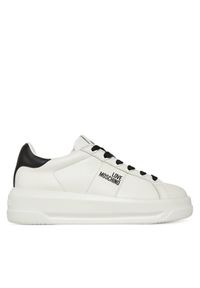 Love Moschino - Sneakersy LOVE MOSCHINO. Kolor: biały