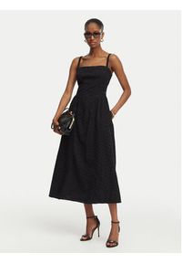 Guess Sukienka letnia W6GK44 W1884 Czarny Regular Fit. Kolor: czarny. Materiał: bawełna. Sezon: lato #5