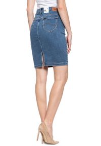 Lee - LEE PENCIL SKIRT CLEAN PLAY L38GKJZH 112108176. Materiał: jeans. Wzór: jednolity #7