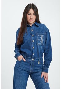 Elisabetta Franchi - Kombinezon damski z denimu ELISABETTA FRANCHI. Materiał: denim #6