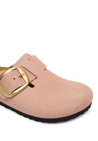 Birkenstock Klapki Boston Big Buckle 1031883 Różowy. Kolor: różowy. Materiał: nubuk, skóra #4