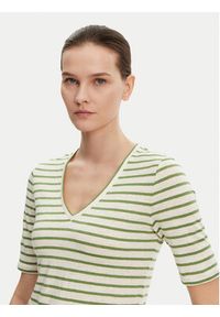 Weekend Max Mara T-Shirt Opzione 2515941012 Zielony Regular Fit. Kolor: zielony. Materiał: len