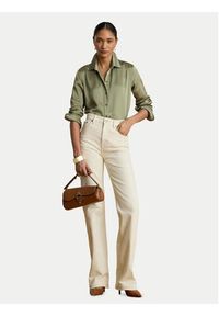 Lauren Ralph Lauren - LAUREN RALPH LAUREN Koszula 200P13808004 Zielony Regular Fit. Kolor: zielony. Materiał: syntetyk #2