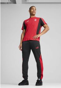 Puma - Męska koszulka AC Milan ftblARCHIVE PUMA For All Time Red Black. Kolor: czarny, czerwony, wielokolorowy. Materiał: guma. Wzór: nadruk
