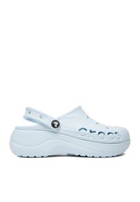 Crocs Klapki C-BAYA PLATFORM CLOG 208186-4JQ Niebieski. Kolor: niebieski. Obcas: na platformie