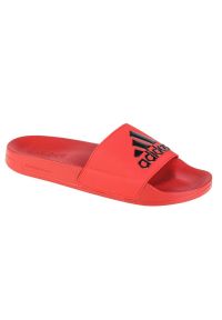 Adidas - Klapki adidas Adilette Shower Slides M EE7039 czerwone. Kolor: czerwony. Materiał: materiał, syntetyk. Styl: klasyczny