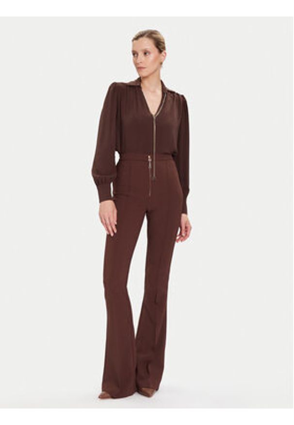 Rinascimento Bluzka CFC0125721003 Brązowy Regular Fit. Kolor: brązowy. Materiał: syntetyk