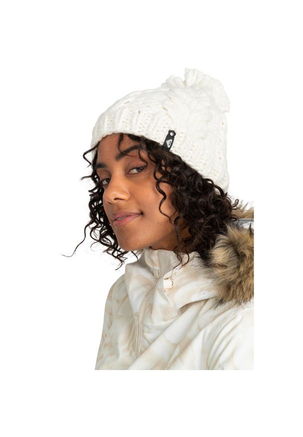 Roxy - Czapka zimowa dla Kobiety WINTER Biały. Kolor: biały. Materiał: akryl, materiał. Wzór: ze splotem. Sezon: zima