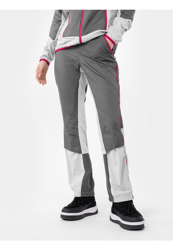 4f - 4F Spodnie skiturowe Primaloft® Active damskie S. Kolor: szary. Materiał: tkanina. Technologia: Primaloft. Sezon: zima. Sport: narciarstwo, snowboard