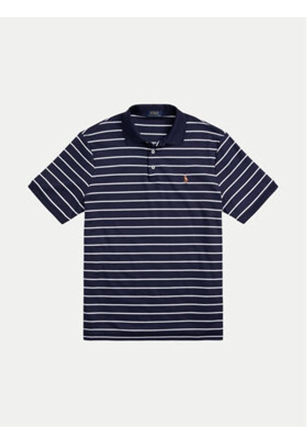Polo Ralph Lauren Polo 710870545002 Granatowy Slim Fit. Typ kołnierza: polo. Kolor: niebieski. Materiał: bawełna