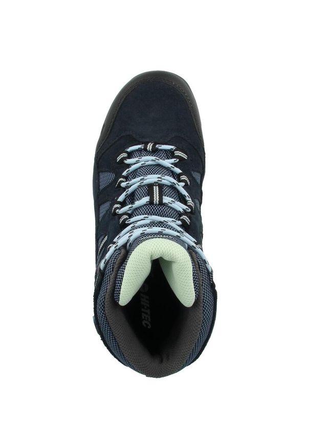Hi-tec - Buty trekkingowe damskie Hi-Tec Bandera Ii Wp. Zapięcie: sznurówki. Kolor: niebieski. Materiał: zamsz. Szerokość cholewki: normalna