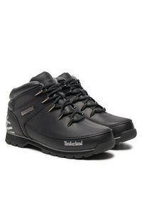 Timberland Trapery Euro Sprint A17JR/TB0A17JR0011 Czarny. Kolor: czarny. Materiał: skóra #4