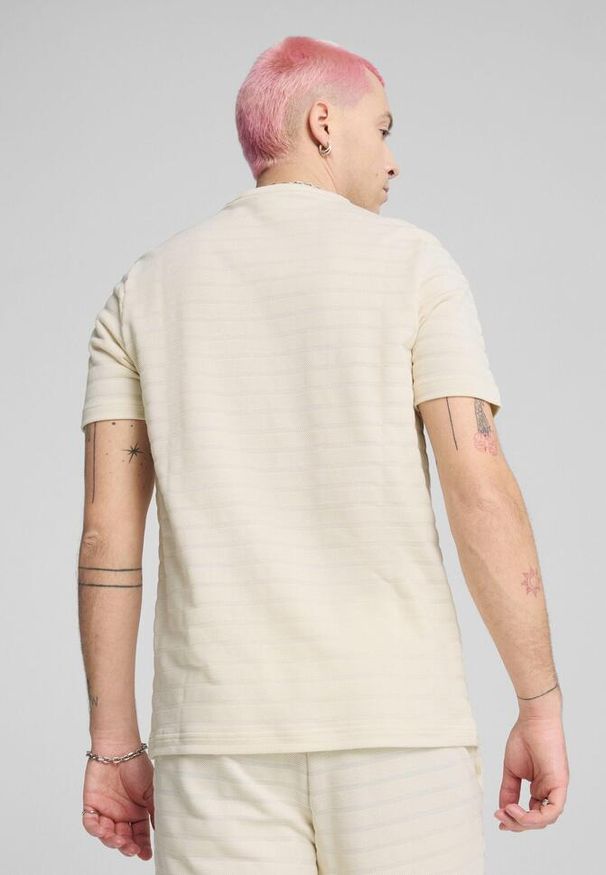 Puma - Koszulka Essentials Elevated Structured PUMA No Dye Color Mix. Wzór: haft